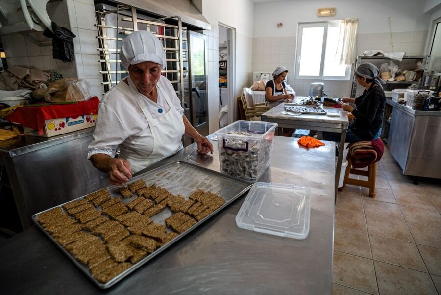 Rhodes: Cooking Lesson and Wine Tasting with Lunch - Cooking the food instead of watching someone else do it
