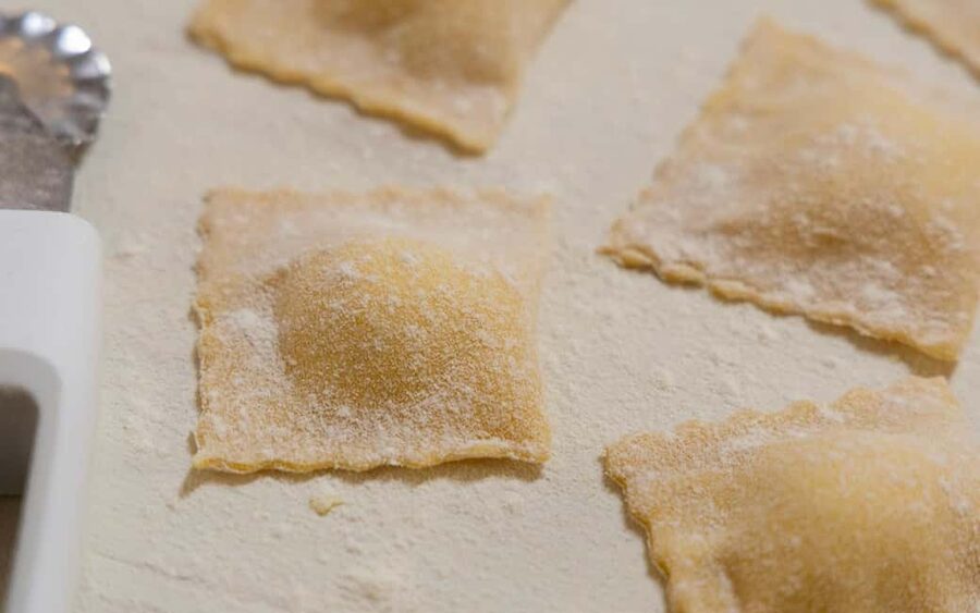 Rome: 3-in-1 Fettuccine, Ravioli, and Tiramisu Cooking Class - Sitting down with wine and limoncello