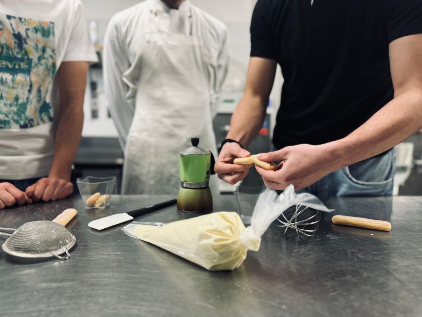 Rome: Cannoli, Gelato, Tiramisu Baking & Cooking Class - Making gelato and eating it fresh