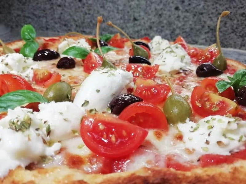 Rome: Combo Pizza and Pasta Cooking Class with Wine - Eating outside with wine, tiramisù, and Limoncello