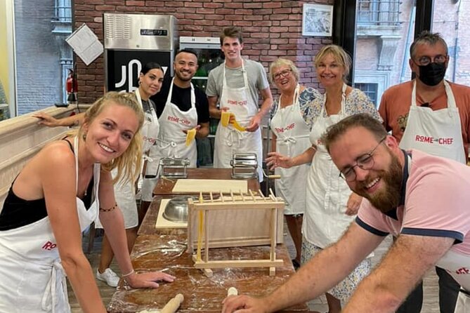 Rome Cooking Class 2-in-1: Make Fresh Pasta and Tiramisu Together - Kneading pasta dough takes longer than you think