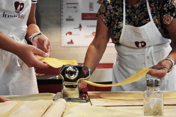 Rome Cooking Class: Fresh Pasta Two Ways & Tiramisu with wine - Making pasta near the Vatican
