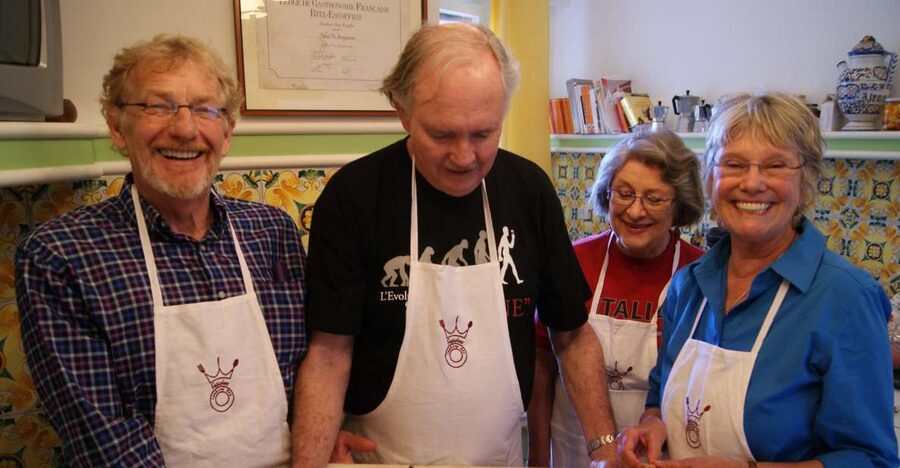 Rome Cooking Class & Gourmet Lunch - Cooking in a former royal home