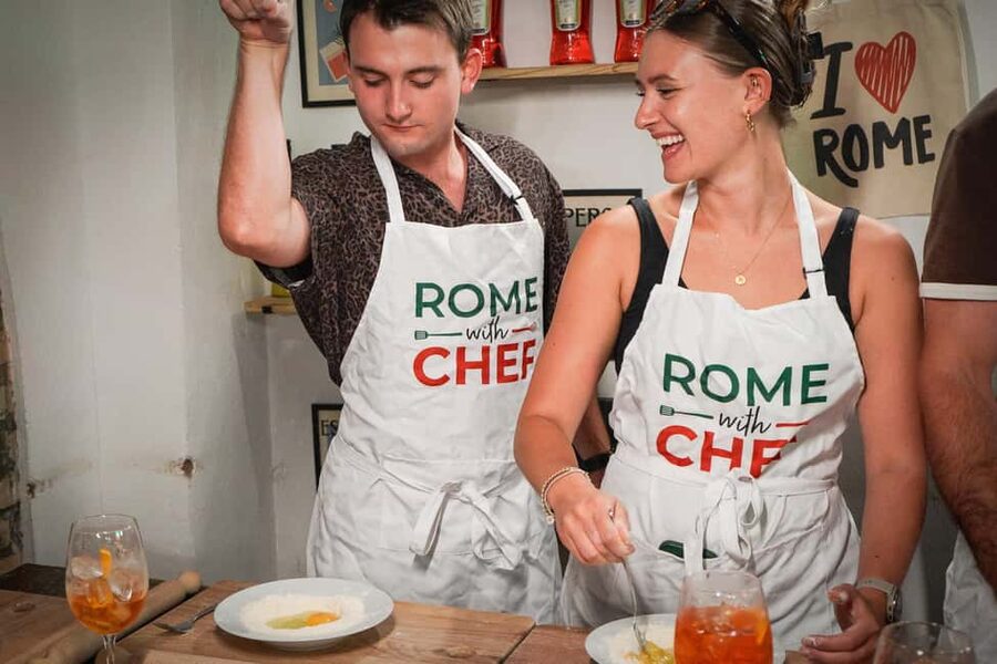 Rome Cooking Class: Make Pasta and 3 Spritz Cocktails - A pasta class with a Roman aperitivo built in