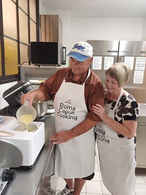 Rome cooking: Gelato & Tiramisu with savoiardi Baking class - Learning the basics of gelato sorbet