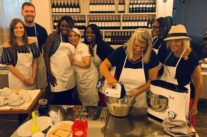 Rome Cooking: Pasta & Tiramisu Making, Free-Flowing Fine Wine - Making tiramisu first