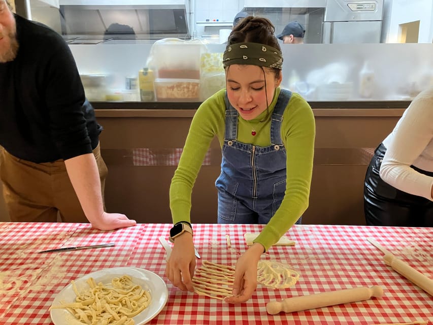 Rome: Fresh Pasta Making and Tiramisu Dessert Master Class - Sitting down to eat what you made