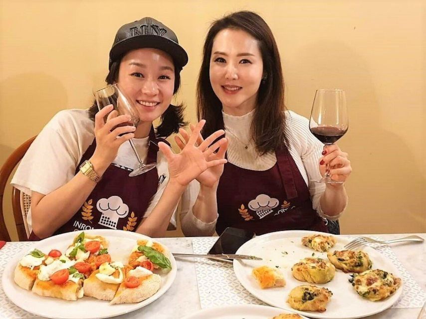 Rome: Gourmet Pizza Cooking Class (SHARED) - Cooking, eating, and learning from the chef