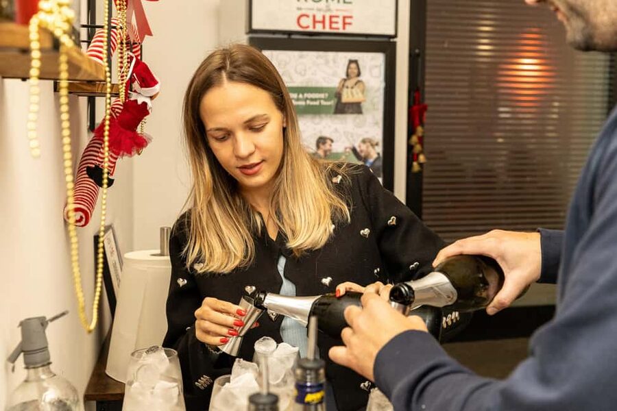 Rome: Hands-On Pizza Cooking Class with Spritz Mixology - Choosing toppings and baking your own pizza