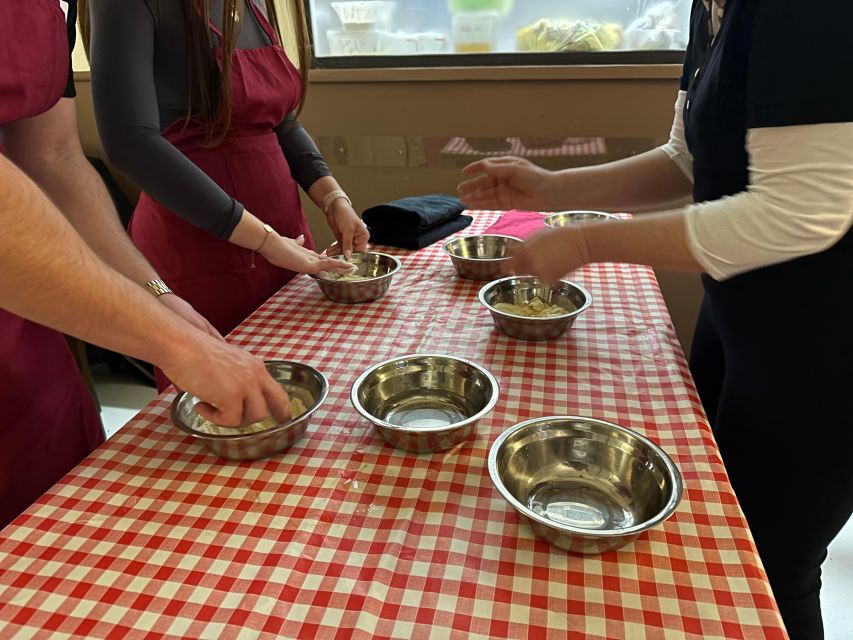 Rome: Homemade Pasta and Tiramisu Cooking Class - Making pasta from flour and water