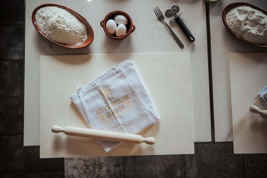 Rome: Pasta and Tiramisu Cooking Class with Spritz and Wine - Making tiramisu with pasteurized eggs