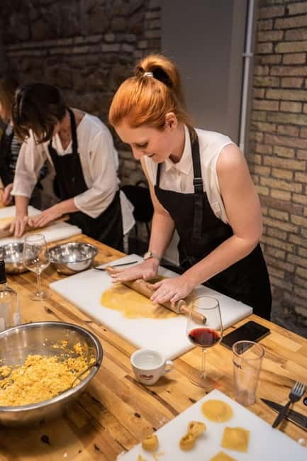 Rome: Pasta Cooking Class with Wine, Coffee, and Limoncello - Starting with dough instead of a demonstration