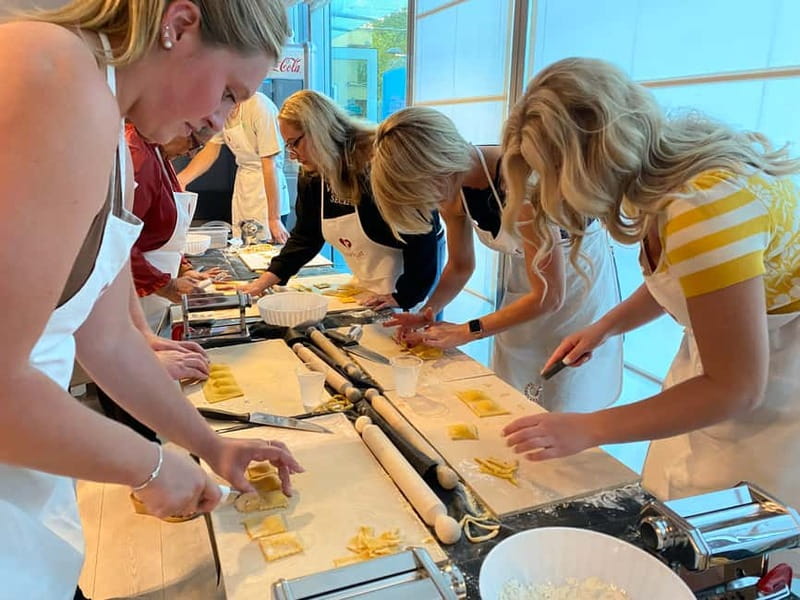 Rome: Pasta, Ravioli, and Tiramisu Cooking Class with Wine - Making Pasta Near the Vatican