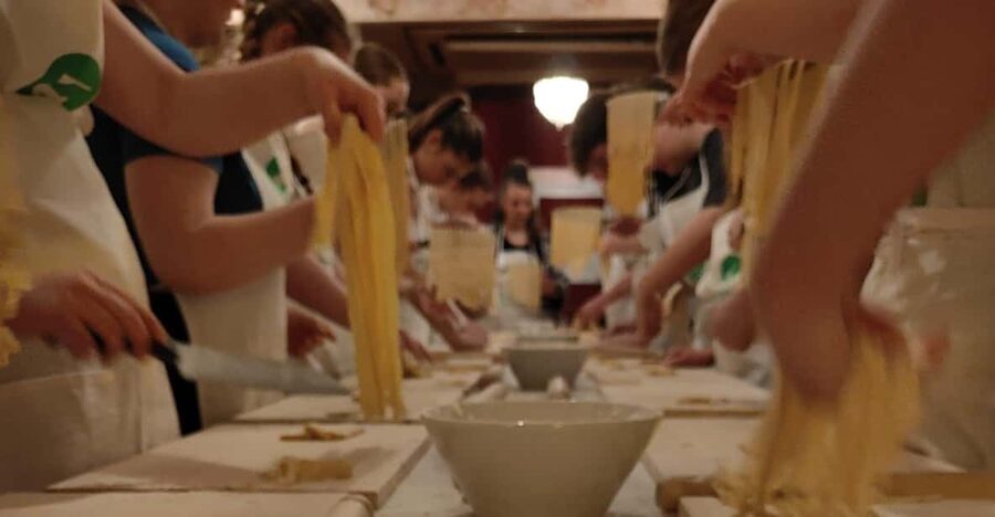 Rome: Pasta & Tiramisu Cooking Class near the Spanish Steps - Making tiramisu as a group