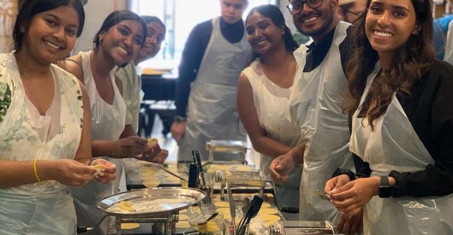 Rome: Roman Master Chef Cooking Class with Wine - Rolling fresh fettuccine by hand