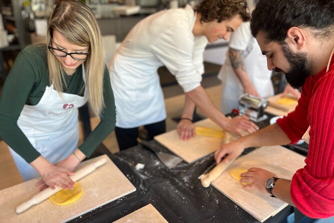 Rome Small Group Pasta Making Class with Wine and Italian Chef - Starting with a Spritz and Roman cheese