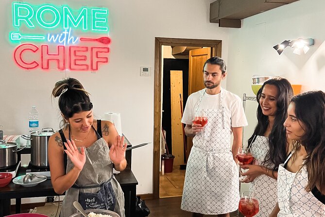 Rome Tipsy Cooking Class: Make Pasta and Mix 3 Spritz Cocktails - What the $44.74 price really covers