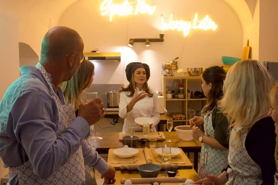 Rome: Tiramisu and Pasta Cooking Class near the Colosseum - A three-hour Roman meal, from tiramisu to pasta