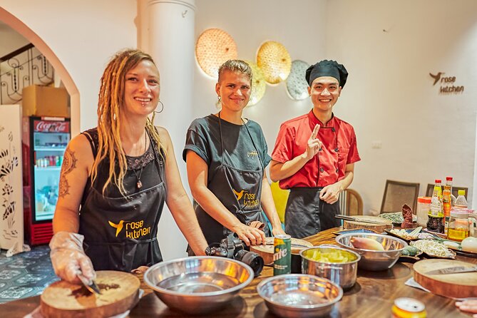 Rose Kitchen Hanoi: Market, Cooking & Culture Tour + Free PickUp - Key points to know before booking