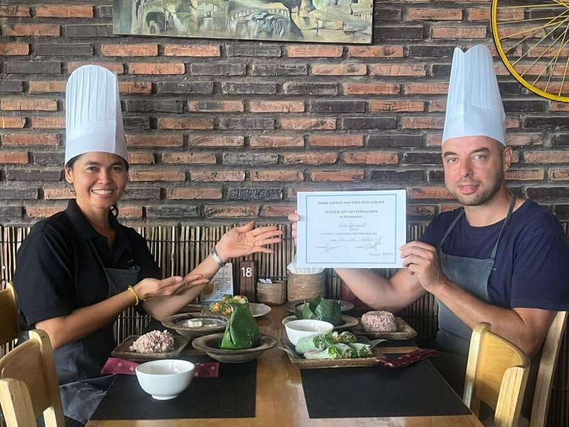 Sambo cooking class - What you actually cook in two hours