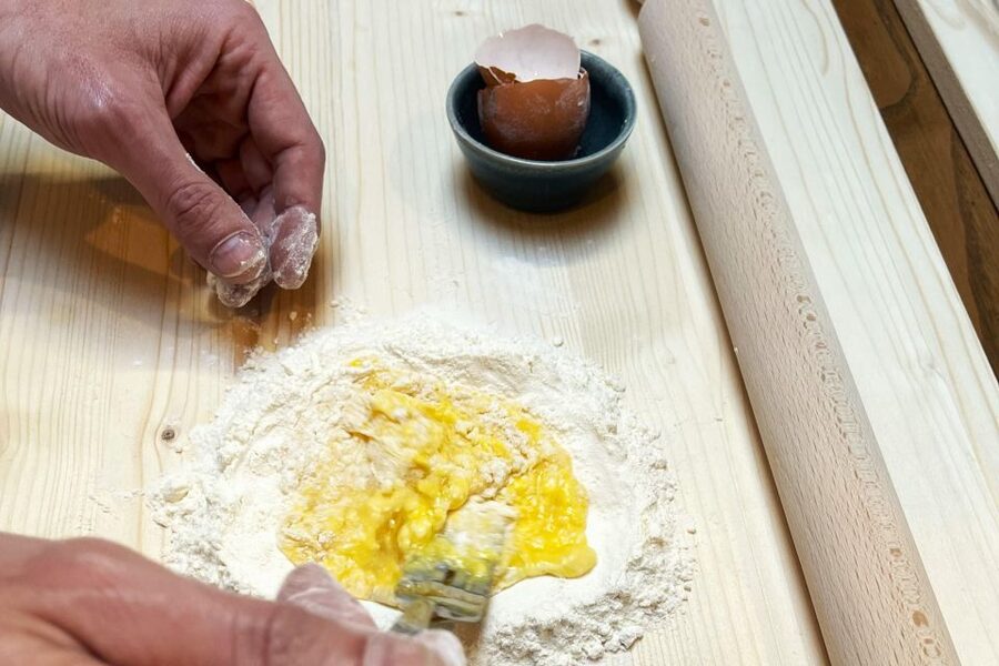 San Gimignano: "Hands in dough" Cooking Class with Lunch - Getting started at your own workstation