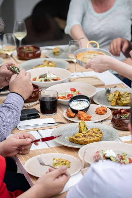 Santorini: Cooking Class with Lunch and Wine Tasting - Santorini wine, Vinsanto, and the lunch table