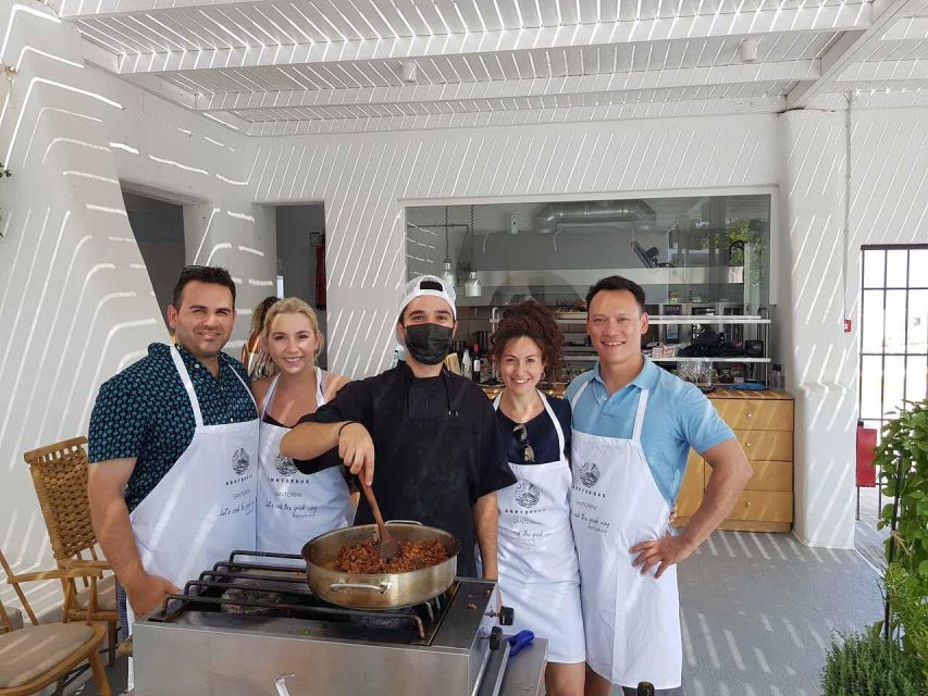 Santorini: Private Cooking Class and Wine Tasting Tour - A cooking lesson with Santorini ingredients