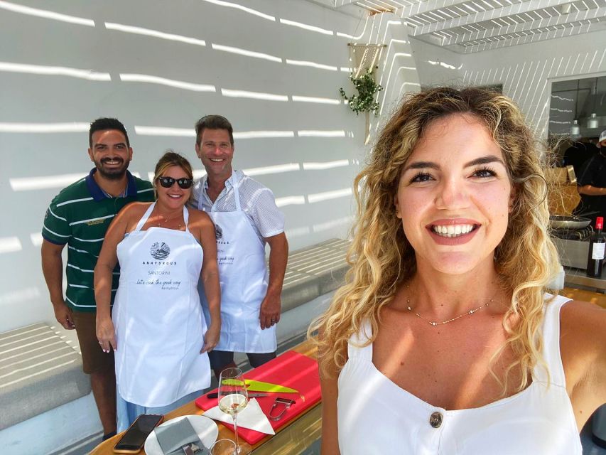 Santorini: Vineyard and Winery Tour with Cooking Class - Chef Chris and the 2.5-hour cooking class