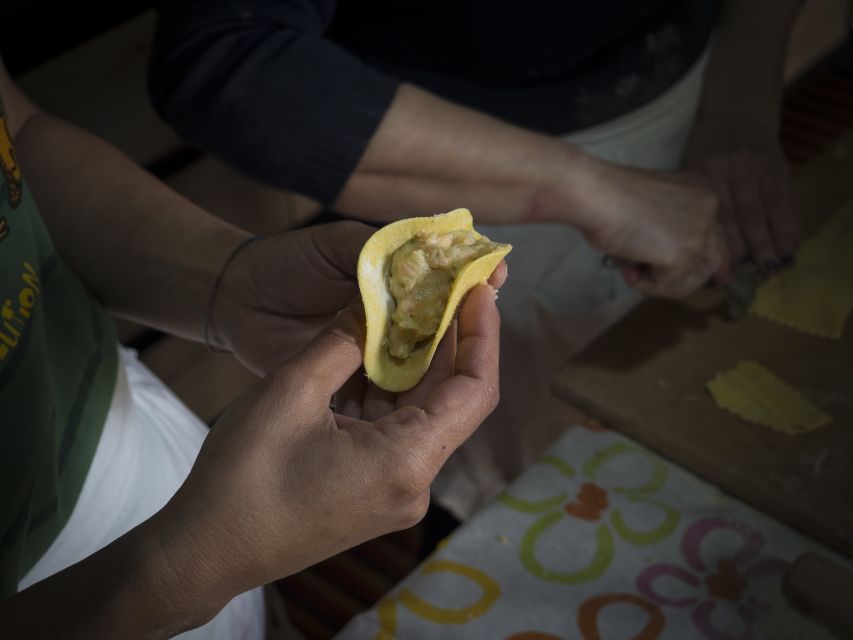 Sardinia Cooking Class: Fresh Handmade Pasta - Folding culurgiones, the pasta with a Sardinian signature