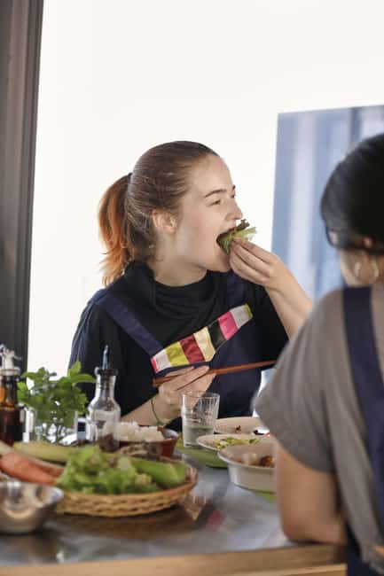 Seoul: Experience Korean Cooking in Modern Hanok Kitchen - Japchae offers a mild, noodle-based option