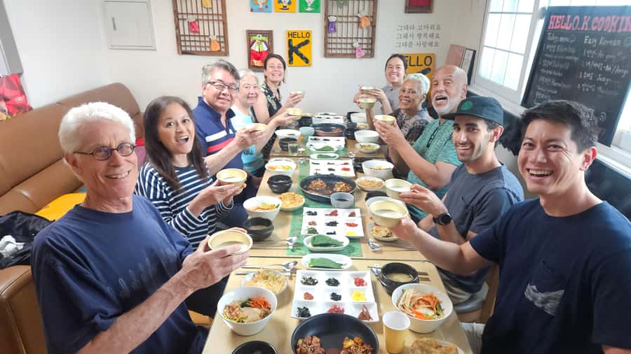 Seoul: Korean Cooking Class at a Local Home and Market Tour - Hanjeongsik turns the class into a proper meal