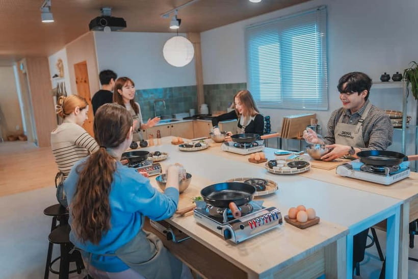 Seoul: Korean Cooking Class with Local Grocery Shopping - Key points at a glance