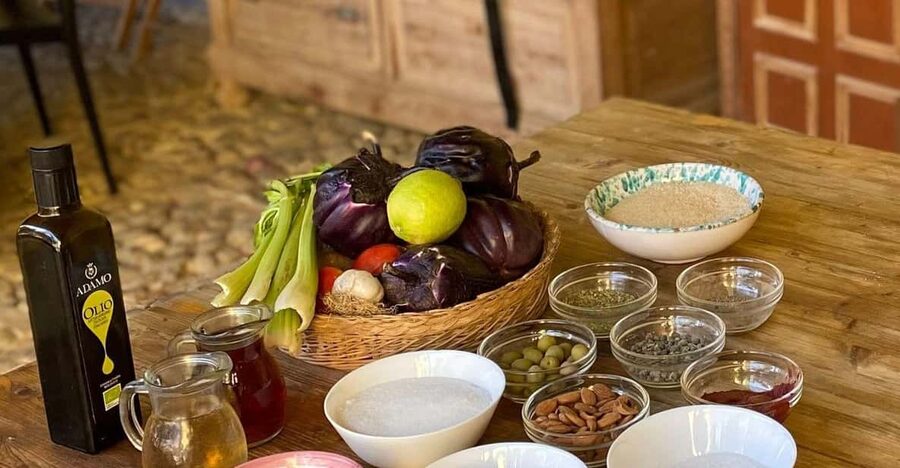Sicilian cooking class in the historic baglio Florio Adamo - Cooking in a former Florio factory