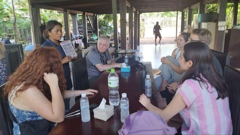 Siem Reap: Khmer Cooking Class at a Local's Home - Sitting down to eat what you made