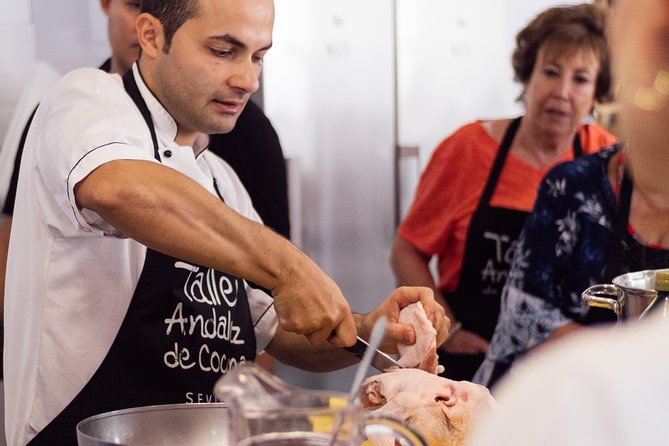 Spanish Cooking Class and Dinner in Seville - Sangria during the cooking and dinner afterward