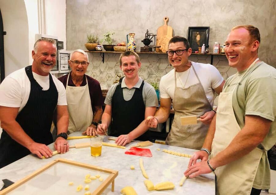Super Fun Pasta and Gelato Cooking Class by the Vatican - Making pasta instead of merely ordering it