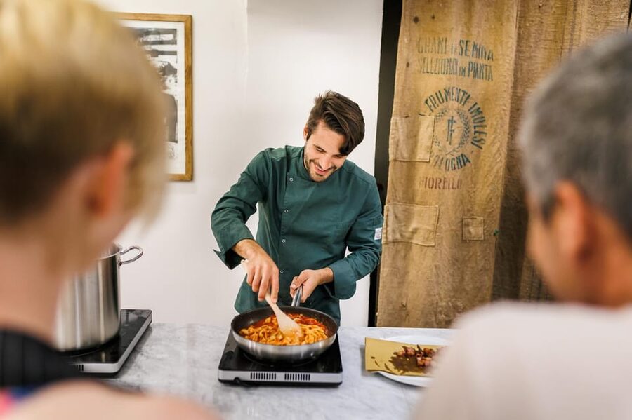 Super Fun Pasta and Gelato Cooking Class by the Vatican - Peter and Clara keep the mood relaxed