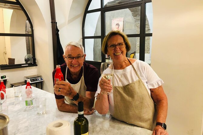 Super Fun Pasta & Gelato Class by Vatican with Wine + Oil Tasting - Making pasta near the Vatican