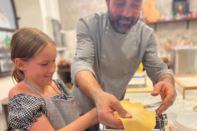Super Fun Pasta & Gelato Class by Vatican with Wine + Oil Tasting - Bruschetta, sauce, and the value of simple food