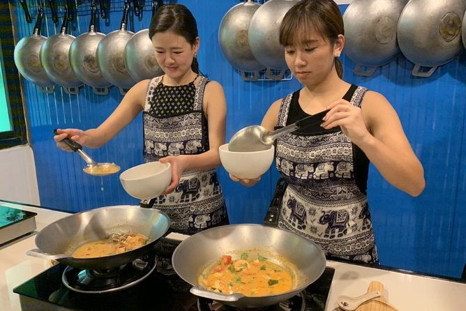 Thai Cooking Class at Tingly Thai Cooking School in Bangkok - The four-dish menu, from soup to dessert