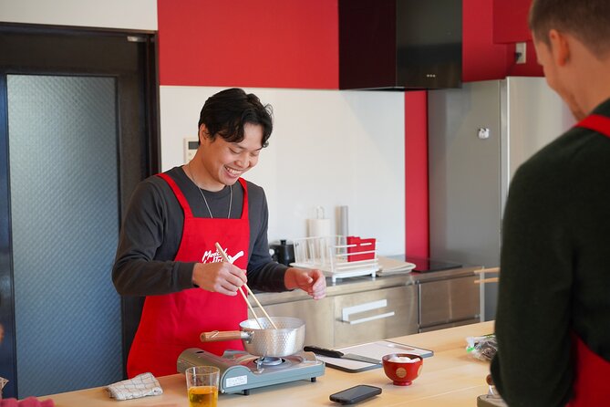 Tokyo Washoku 4-hour Cooking Class: From Market to Table - A four-course meal with drinks