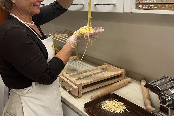 Traditional Home Cooking Experience in Venice - Eating what you made, with wine and recipes to take home