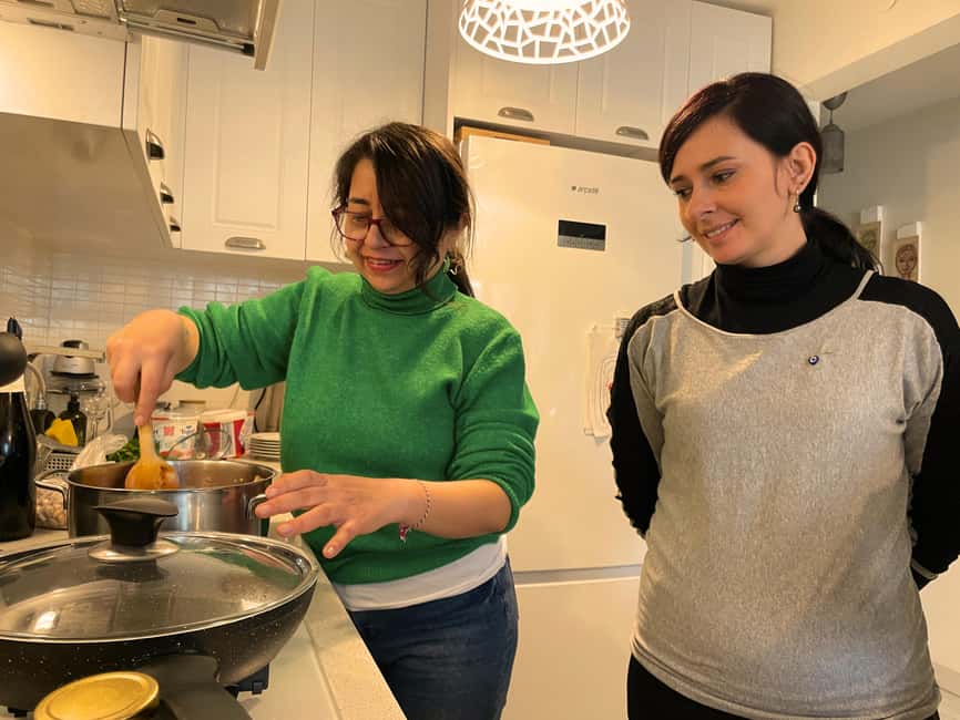 Traditional Home Cooking with a Local in İstanbul Center - The best part: eating what you made