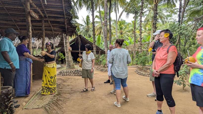 Udawalawe: Farm to Table Cooking & Authe: Village Experience - Picking vegetables in the garden