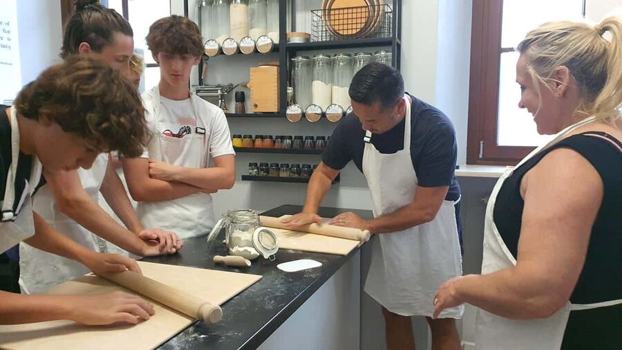 Verona: Authentic Pasta Making Class with a Local Family - Two quick sauces and a three-course dinner
