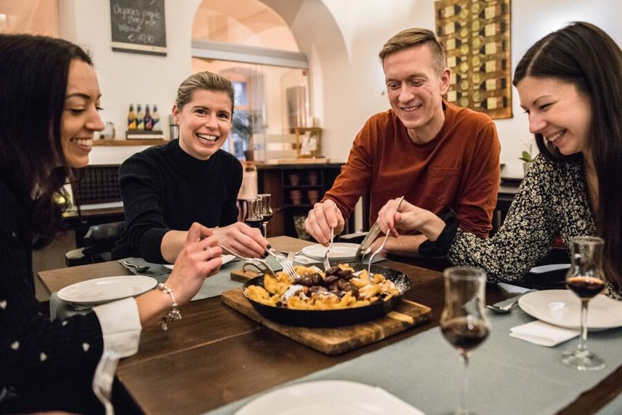 Vienna: Traditional Kaiserschmarrn Cooking Class & Tasting - The live cooking demonstration