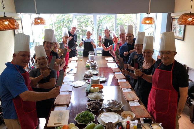 Vietnamese Food Cooking Class in Hanoi with Market Experience - Eating what you prepared at noon or 5:30 PM