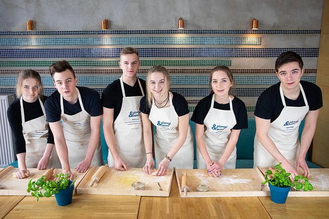 Warsaw's No 1 cooking class-Polish dumplings with liqueur tasting - A family-style meal from everyone’s work